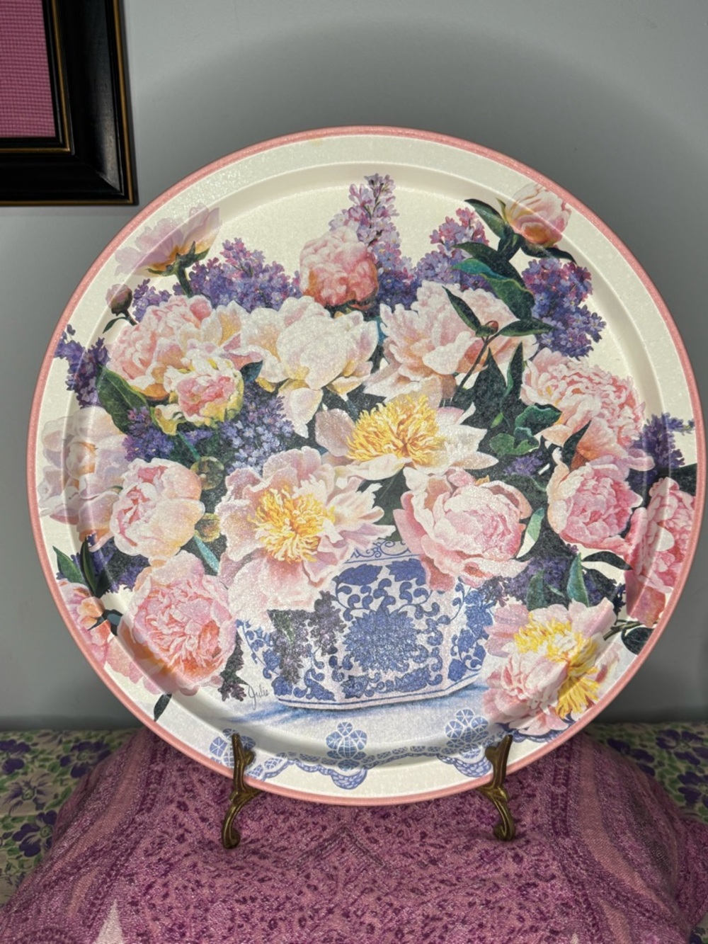 Vintage Metal Tray
